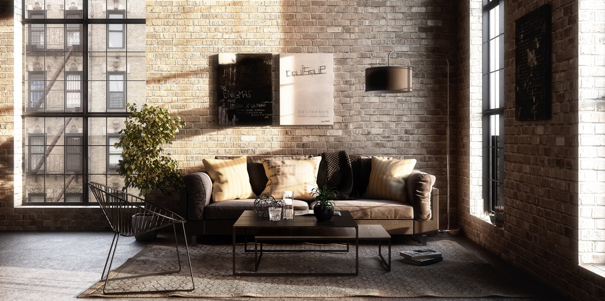 industrial living room furnture